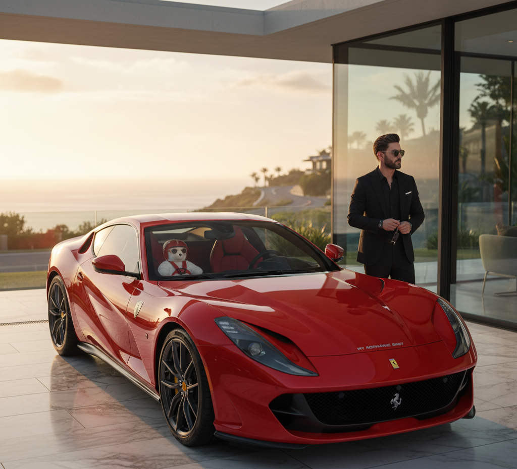 Ferrari 812 Superfast ile Bebek